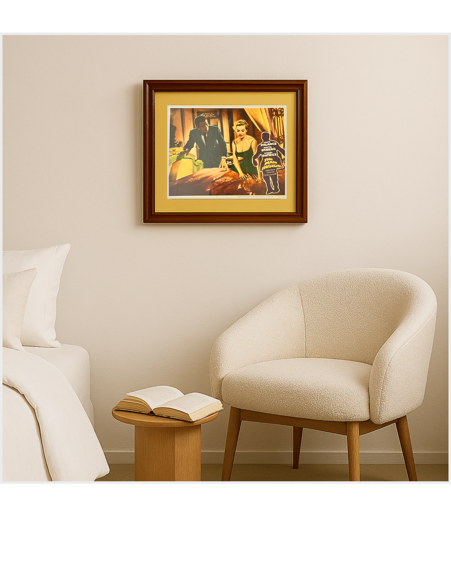 Framed Vintaged 1951 Movie Poster - The Man Inside