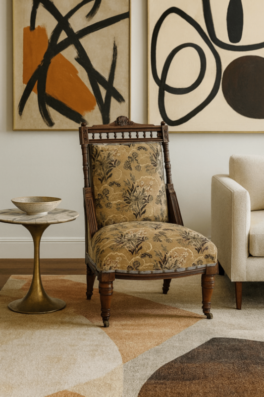 Antique Victorian Eastlake Side Chair 