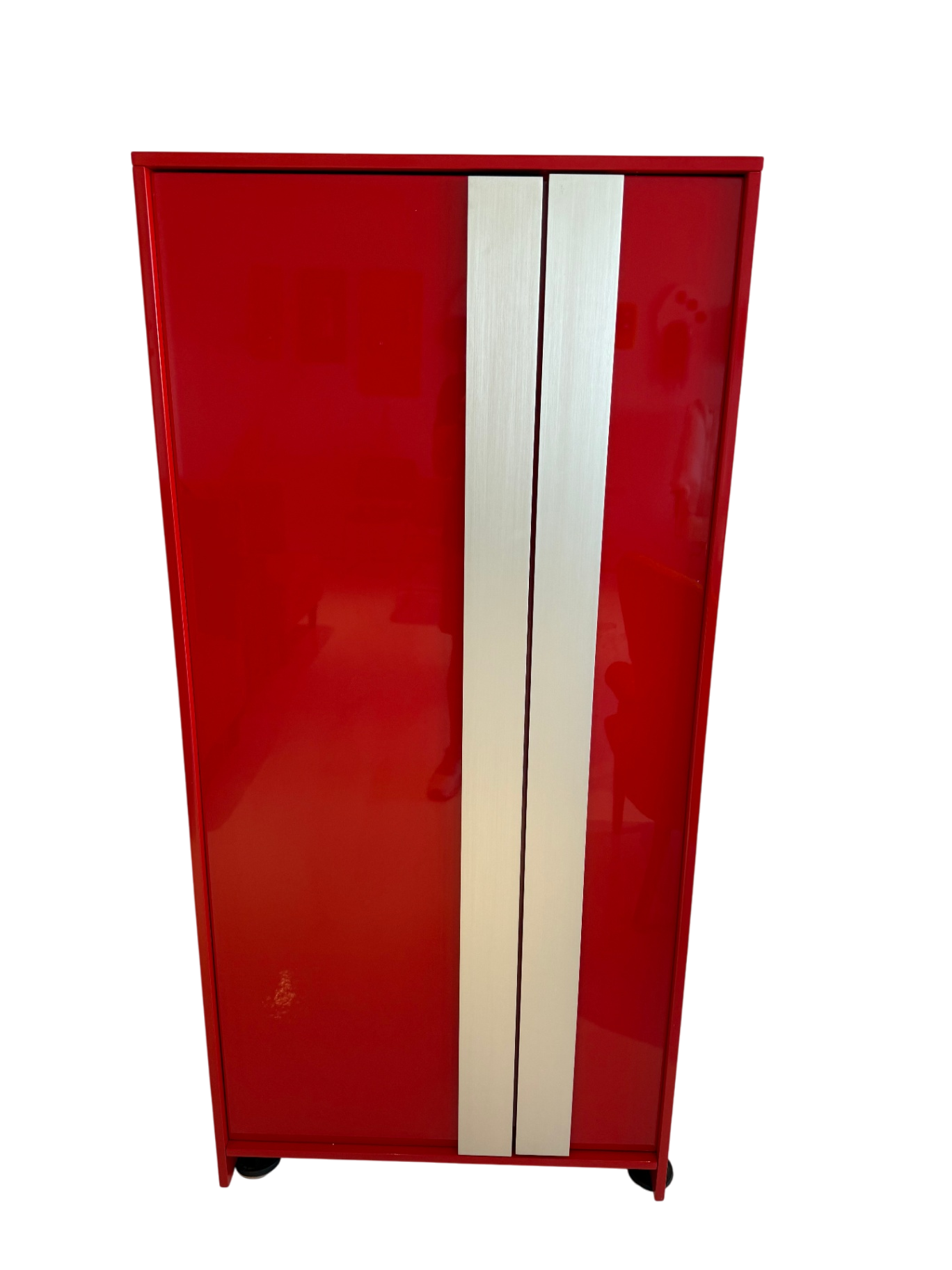 CB2 Lacquer Wardrobe/Storage Cabinet