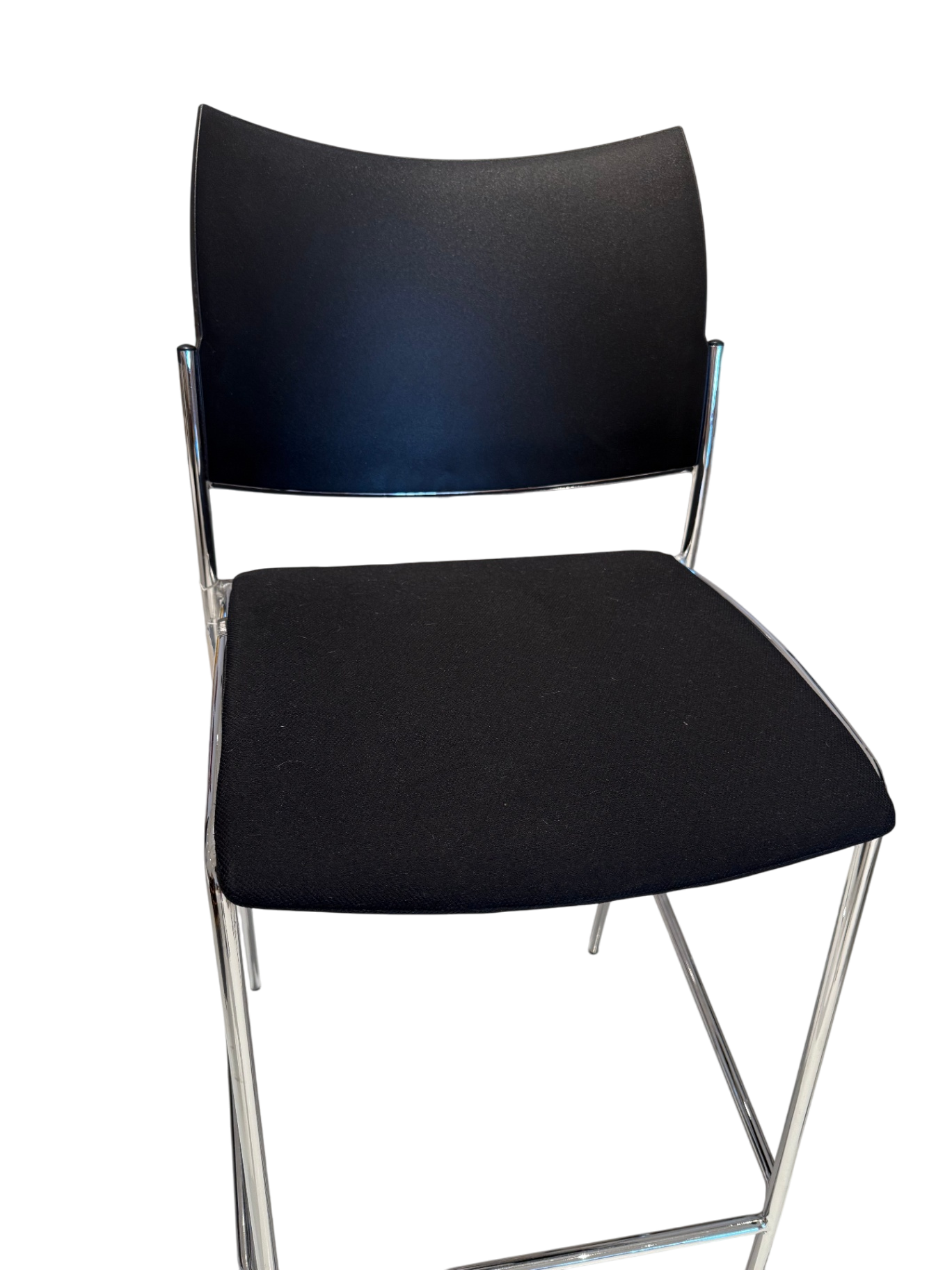 Modern Black Bar Stool (Set of 2)