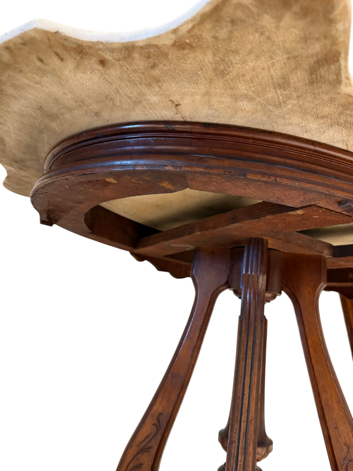 Antique Eastlake Table With Marble Top