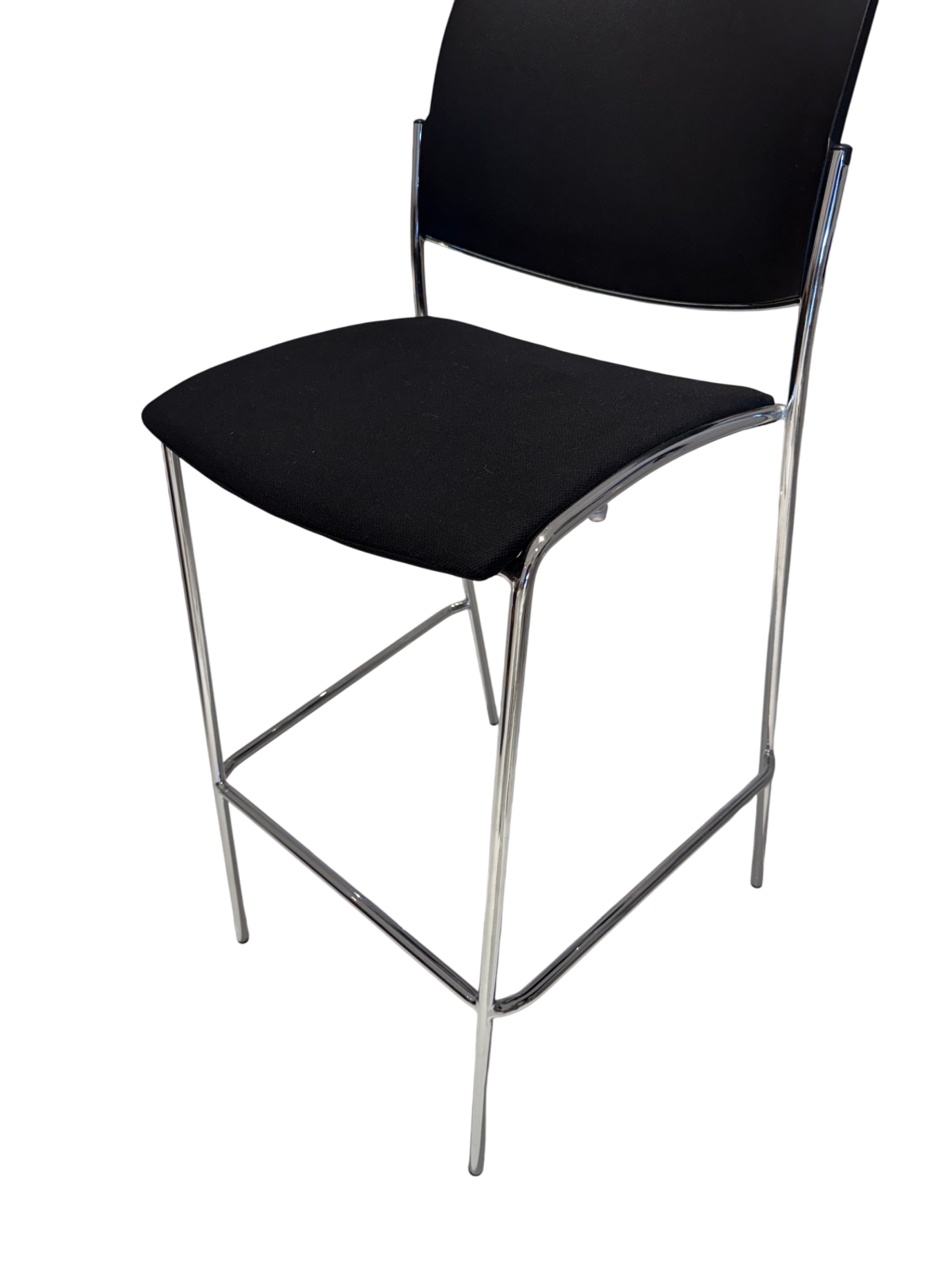 Modern Black Bar Stool (Set of 2)