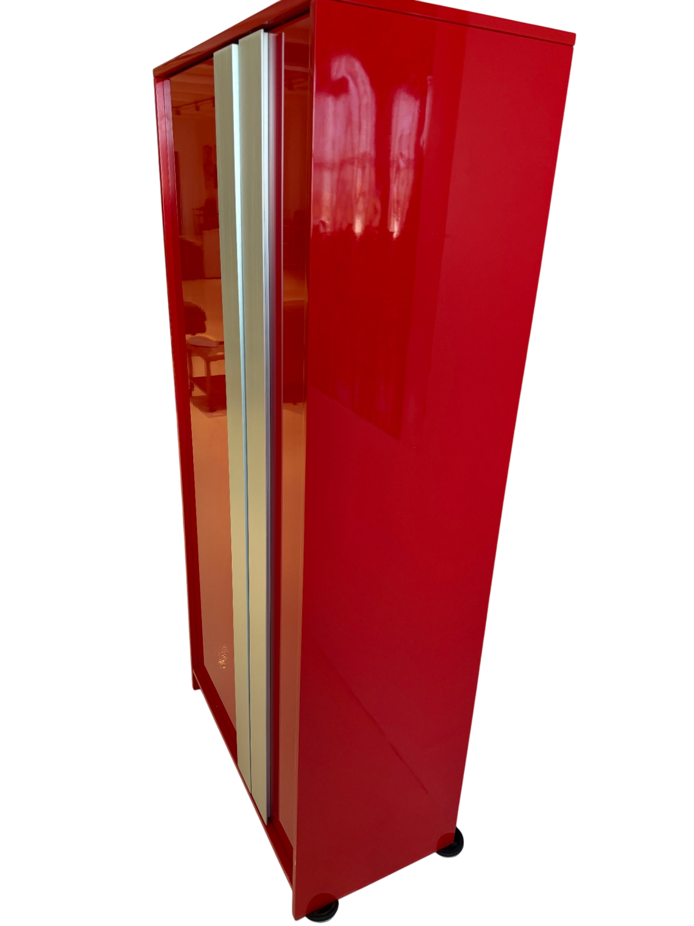 CB2 Lacquer Wardrobe/Storage Cabinet