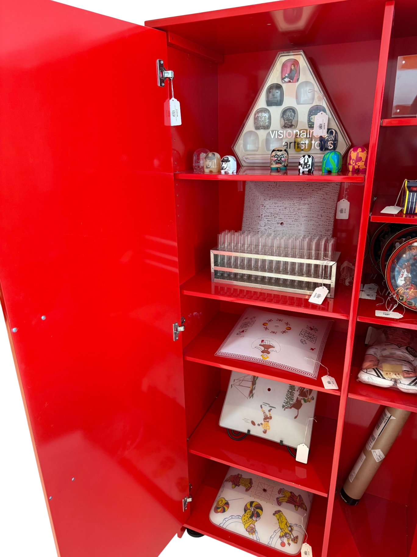 CB2 Lacquer Wardrobe/Storage Cabinet