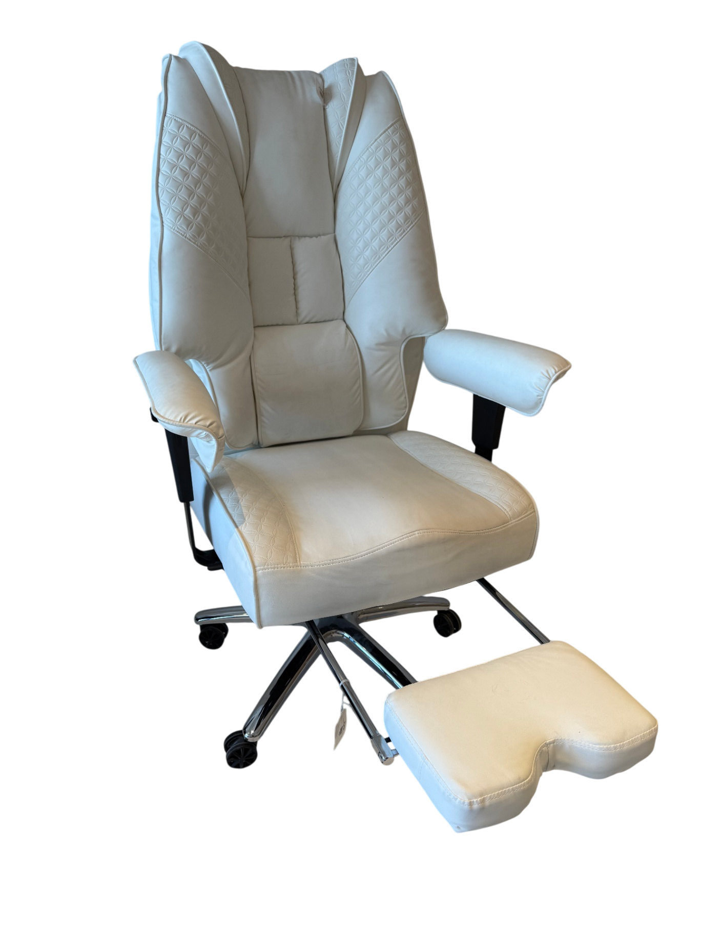 Large Offwhite Office Chair - Office Throne