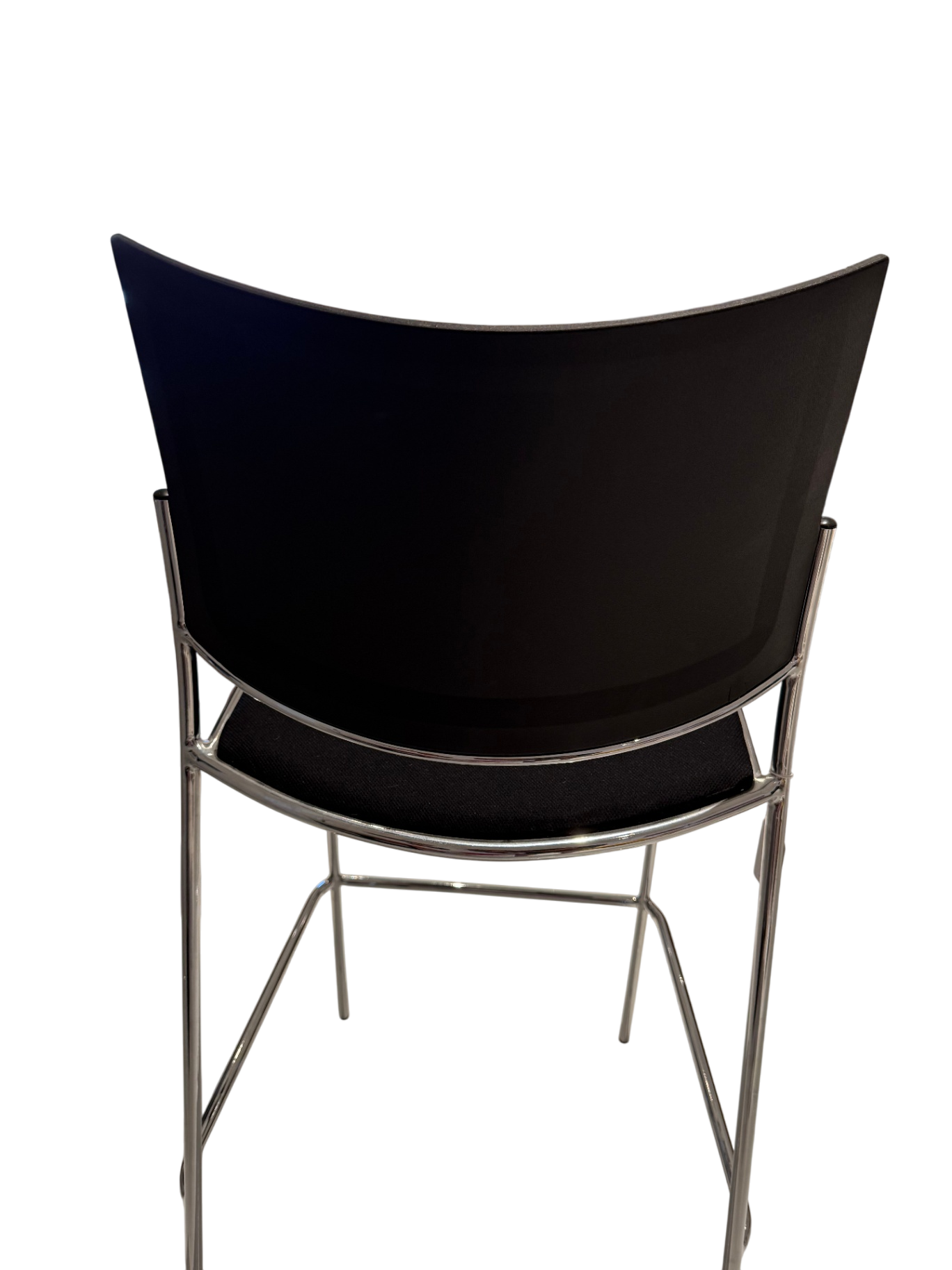Modern Black Bar Stool (Set of 2)