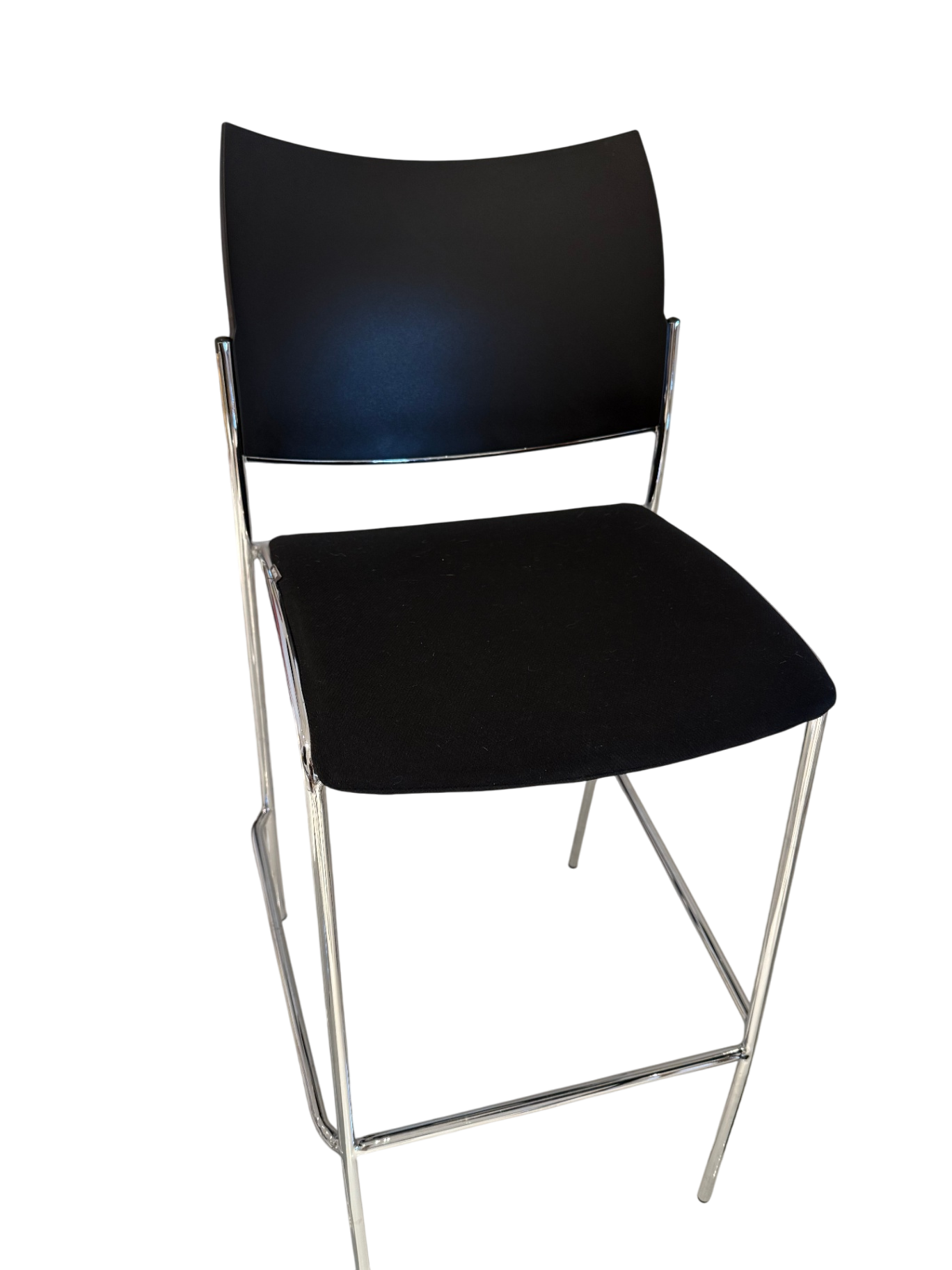 Modern Black Bar Stool (Set of 2)