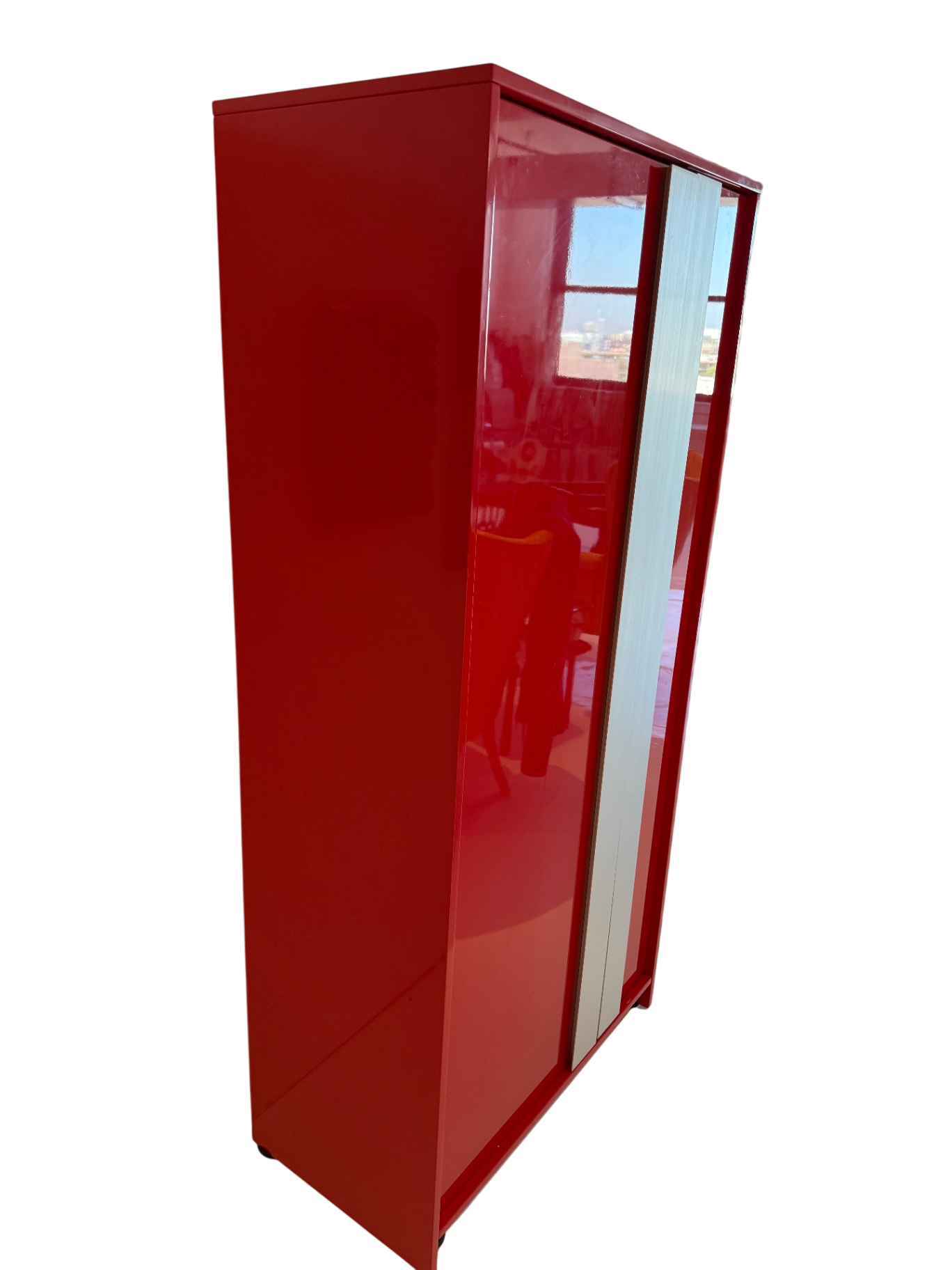 CB2 Lacquer Wardrobe/Storage Cabinet
