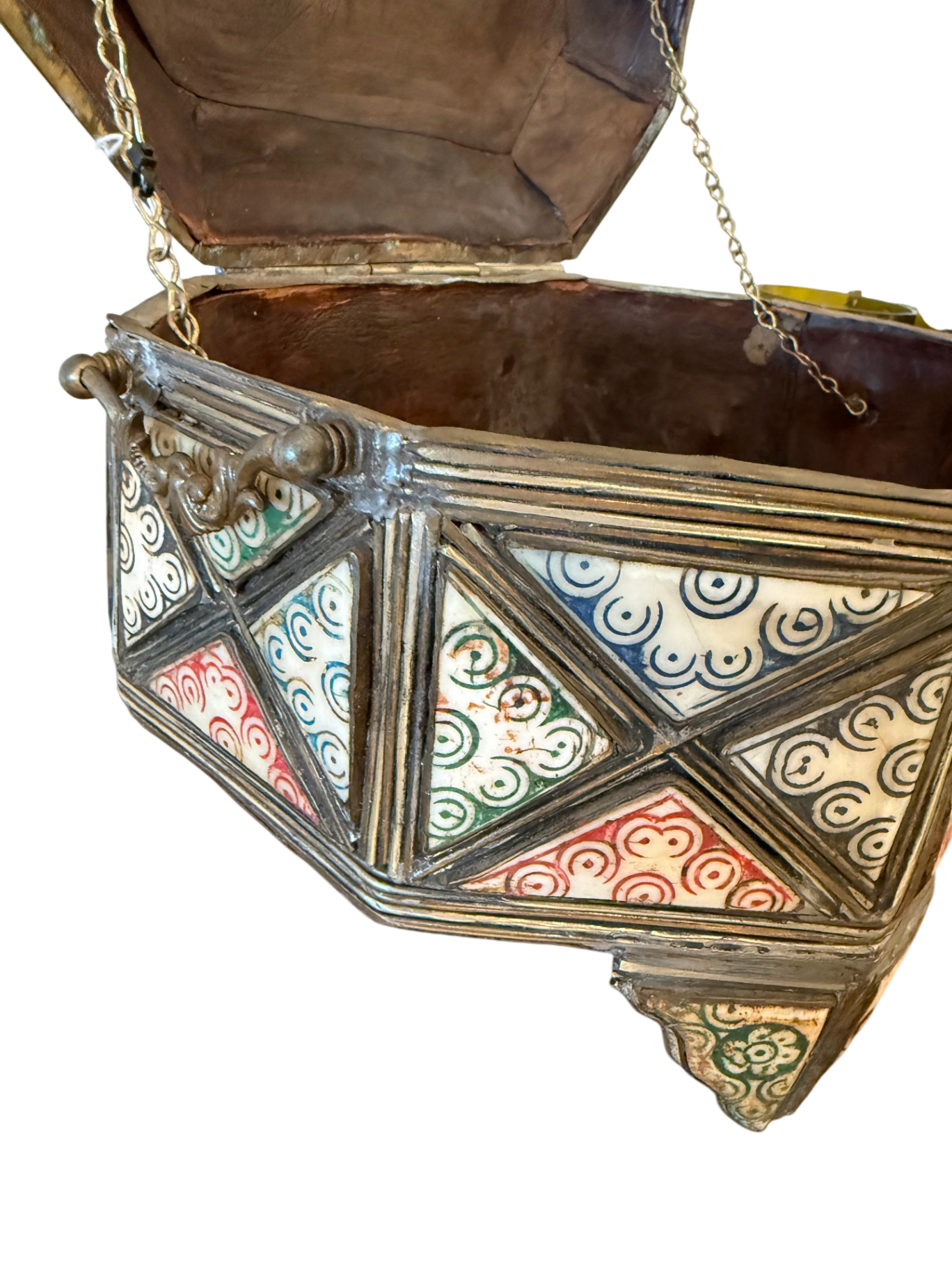 Handmade Antique Turkish Bone Jewelry Box